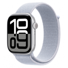 Умные часы Apple Watch Series 10 46 мм, Aluminium Case GPS+Cellular, Sport Loop, Silver