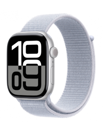 Умные часы Apple Watch Series 10 42 мм, Aluminium Case GPS+Cellular, Sport Loop, Silver