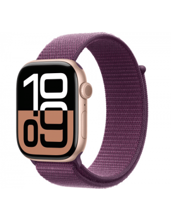 Умные часы Apple Watch Series 10 42 мм, Aluminium Case GPS+Cellular, Sport Loop, Rose Gold	