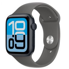Apple Watch SE 3 44 mm, Midnight Aluminum Stone Gray Sport Band M/L