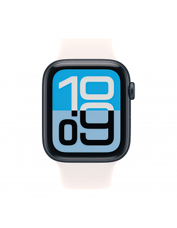 Apple Watch SE 3 40 mm, Midnight Aluminum Light Blush Sport Band S/M