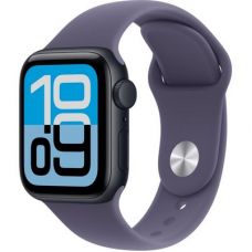 Apple Watch SE 3 44 mm, Midnight Aluminum Purple Fog Sport Band M/L