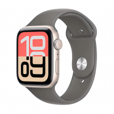 Apple Watch SE 3 40 mm, Starlight Aluminum Stone Gray Sport Band M/L