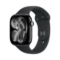 Apple Watch Series 11, 42 mm, Jet Black Aluminum Black Sport Band M/L