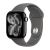 Apple Watch Series 11, 42 mm, Jet Black Aluminum Stone Gray Sport Band M/L