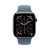 Apple Watch Series 11, 42 mm, Gold Titanium GPS+Cellular, Anchor blue Sport Band M/L
