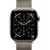 Apple Watch Series 11, 42 mm, Gold Titanium GPS+Cellular, Natural Milanese Loop