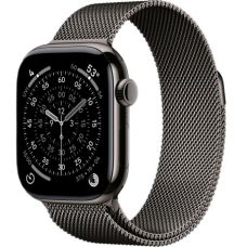 Apple Watch Series 11, 42 mm, Slate Titanium GPS+Cellular, Slate Milanese Loop