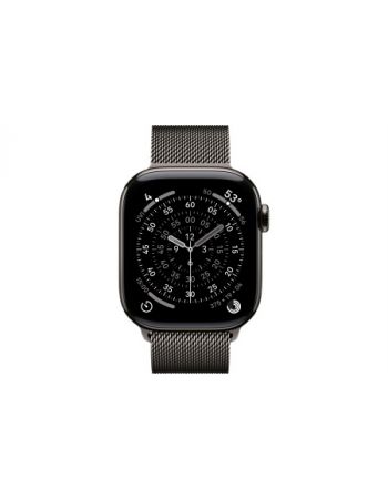 Apple Watch Series 11, 42 mm, Slate Titanium GPS+Cellular, Slate Milanese Loop