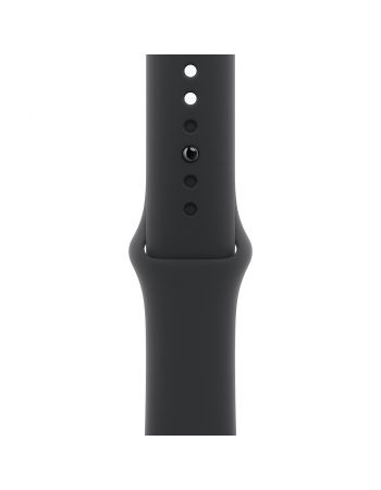 Apple Watch Series 11, 42 mm, Silver Aluminum Black Sport Band M/L