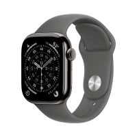 Apple Watch Series 11, 42 mm, Slate Titanium GPS+Cellular, Stone Gray Sport Band M/L