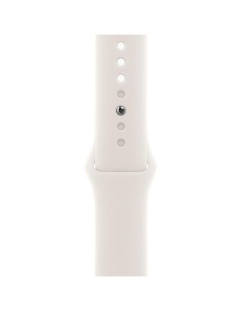 Apple Watch Series 11, 42 mm, Silver Aluminum Starlight Sport Band M/L