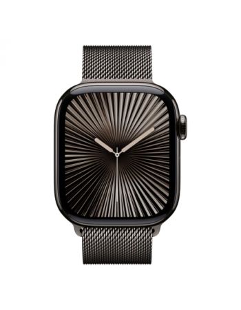 Apple Watch Series 10 46 мм, M/L (160–210 мм), Titanium Case GPS+Cellular, Milanese Loop, Slate (серый/темный)