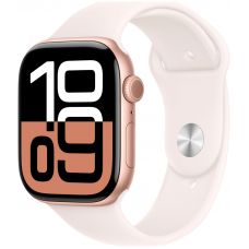 Умные часы Apple Watch Series 10 46 мм, M/L 140-245 мм, Aluminium Case GPS+Cellular, Rose Gold