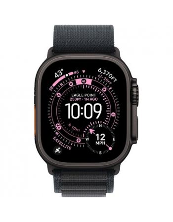 Apple Watch Ultra 3, 49 мм, Black Titanium Black Alpine Loop S