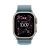 Apple Watch Ultra 3, 49 мм, Natural Titanium Light Blue Alpine Loop M