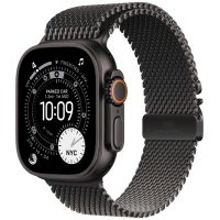 Apple Watch Ultra 3, 49 мм, Black Titanium Black Titanium Milanese Loop L