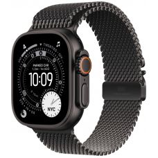 Apple Watch Ultra 3, 49 мм, Black Titanium Black Titanium Milanese Loop L
