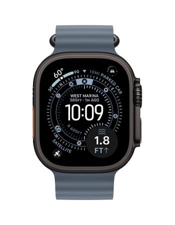Apple Watch Ultra 3, 49 мм, Black Titanium Anchor Band Ocean Band