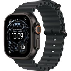 Apple Watch Ultra 3, 49 мм, Black Titanium Black Ocean Band