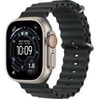 Apple Watch Ultra 3, 49 мм, Natural Titanium Black Ocean Band