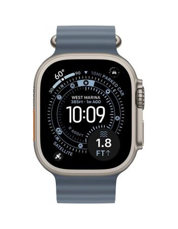 Apple Watch Ultra 3, 49 мм, Natural Titanium Anchor Band Ocean Band