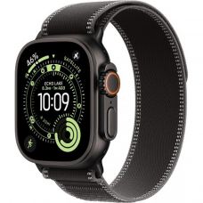 Apple Watch Ultra 3, 49 мм, Black Titanium Black/Charcoal Trail Loop M/L