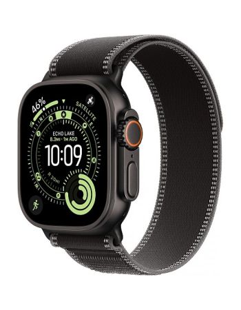 Apple Watch Ultra 3, 49 мм, Black Titanium Black/Charcoal Trail Loop S/M