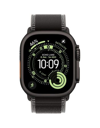 Apple Watch Ultra 3, 49 мм, Black Titanium Black/Charcoal Trail Loop S/M
