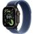 Apple Watch Ultra 3, 49 мм, Black Titanium Blue/Bright Blue Trail Loop S/M