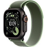 Apple Watch Ultra 3, 49 мм, BlackTitanium Green Neon Trail Loop S/M