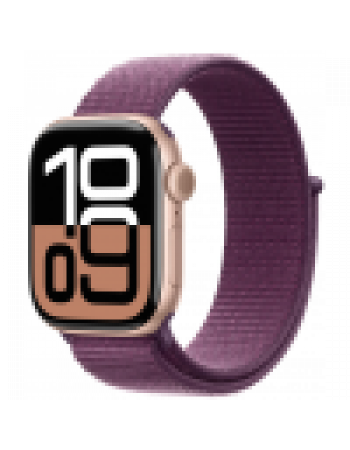 Умные часы Apple Watch Series 10 42 мм, Aluminium Case GPS, Sport Loop, Rose Gold	