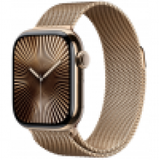 Умные часы Apple Watch Series 10 42 мм, Titanium Case Cellular, Milanese Loop, Gold