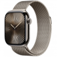 Умные часы Apple Watch Series 10 46 мм, Titanium Case Cellular, Milanese Loop, Natural