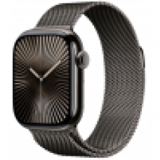 Умные часы Apple Watch Series 10 46 мм, Titanium Case Cellular, Milanese Loop, Black