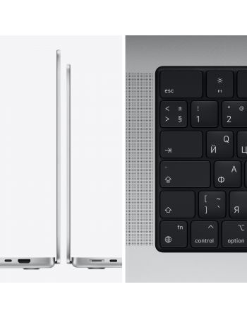Apple MacBook Pro 16" (M1 Pro 10C CPU, 16C GPU, 2021) 16 ГБ, 1 ТБ SSD, «серебристый»