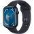 Apple Watch Series 9, 45 мм, корпус из алюминия цвета «тёмная ночь», спортивный ремешок цвета «тёмная ночь», размер M/L