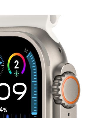 Apple Watch Ultra 2 GPS + Cellular, 49 мм, корпус из титана, ремешок Ocean белого цвета