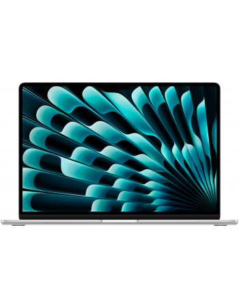 Apple MacBook Air 15" (M2, 8C CPU/10C GPU, 2023), 8 ГБ, 256 ГБ SSD, серебристый (MQKR3)