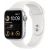 Apple Watch SE 2022, 44 мм, корпус из алюминия серебристого цвета, спортивный ремешок белого цвета