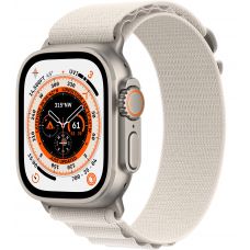 Apple Watch Ultra GPS + Cellular, 49 мм, корпус из титана, ремешок Alpine цвета «сияющая звезда», размер S,M,L